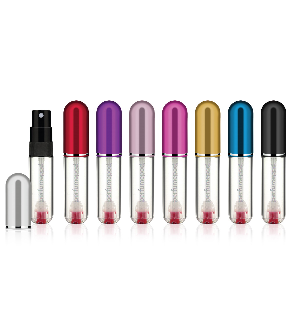 Perfume Pod Refill Perfume Spray Bottle (Silver)